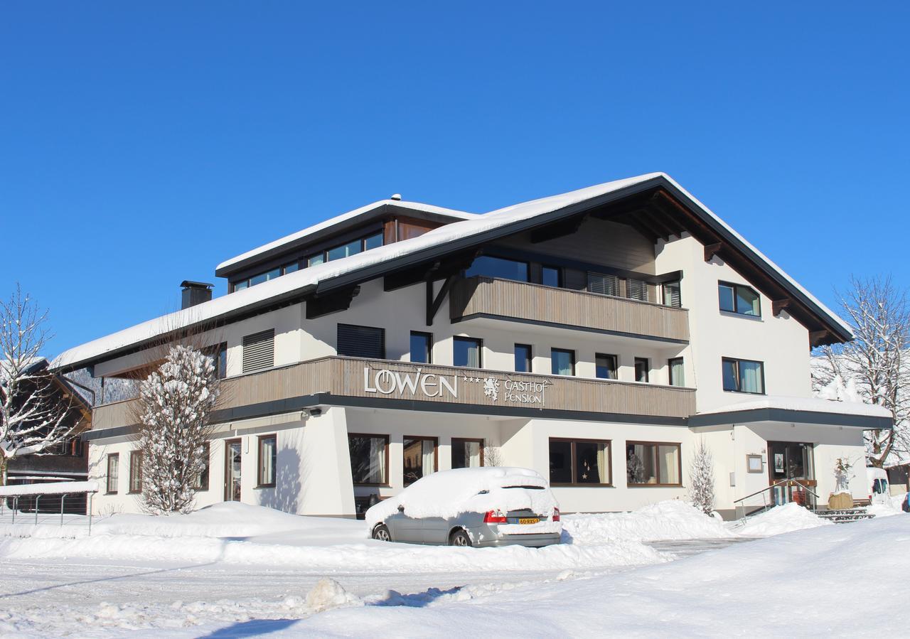 Pension Loewen Andelsbuch Buitenkant foto